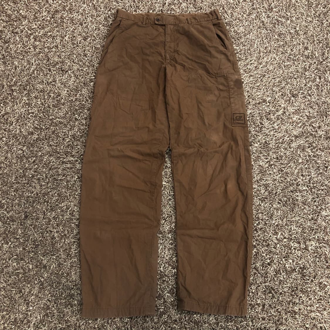 CP컴퍼니 브라운 코튼 팬츠 상품이미지1