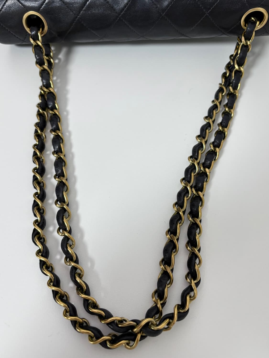 샤넬 클래식 미디움 램스킨 빈티지 상품이미지4