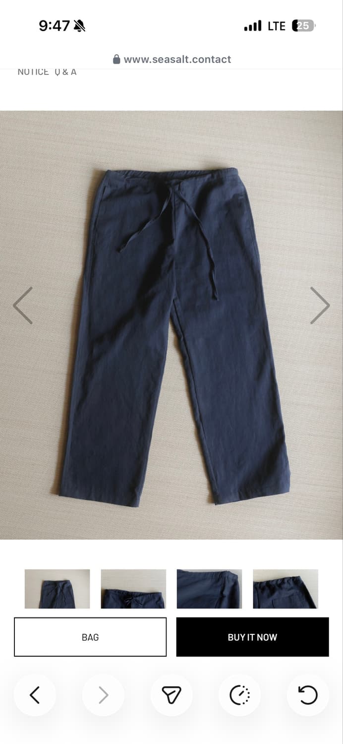 씨솔트 기 팬츠 gi pants lt 상품이미지1