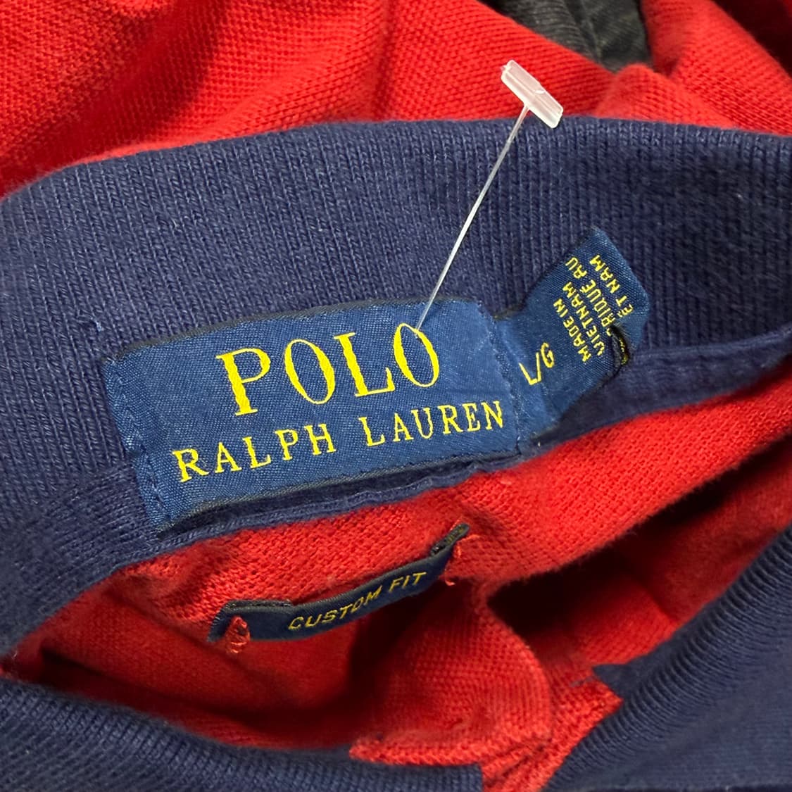 폴로 빅포니 치프키프 에스파냐 레드 반팔 카라 티셔츠 L  상품이미지9