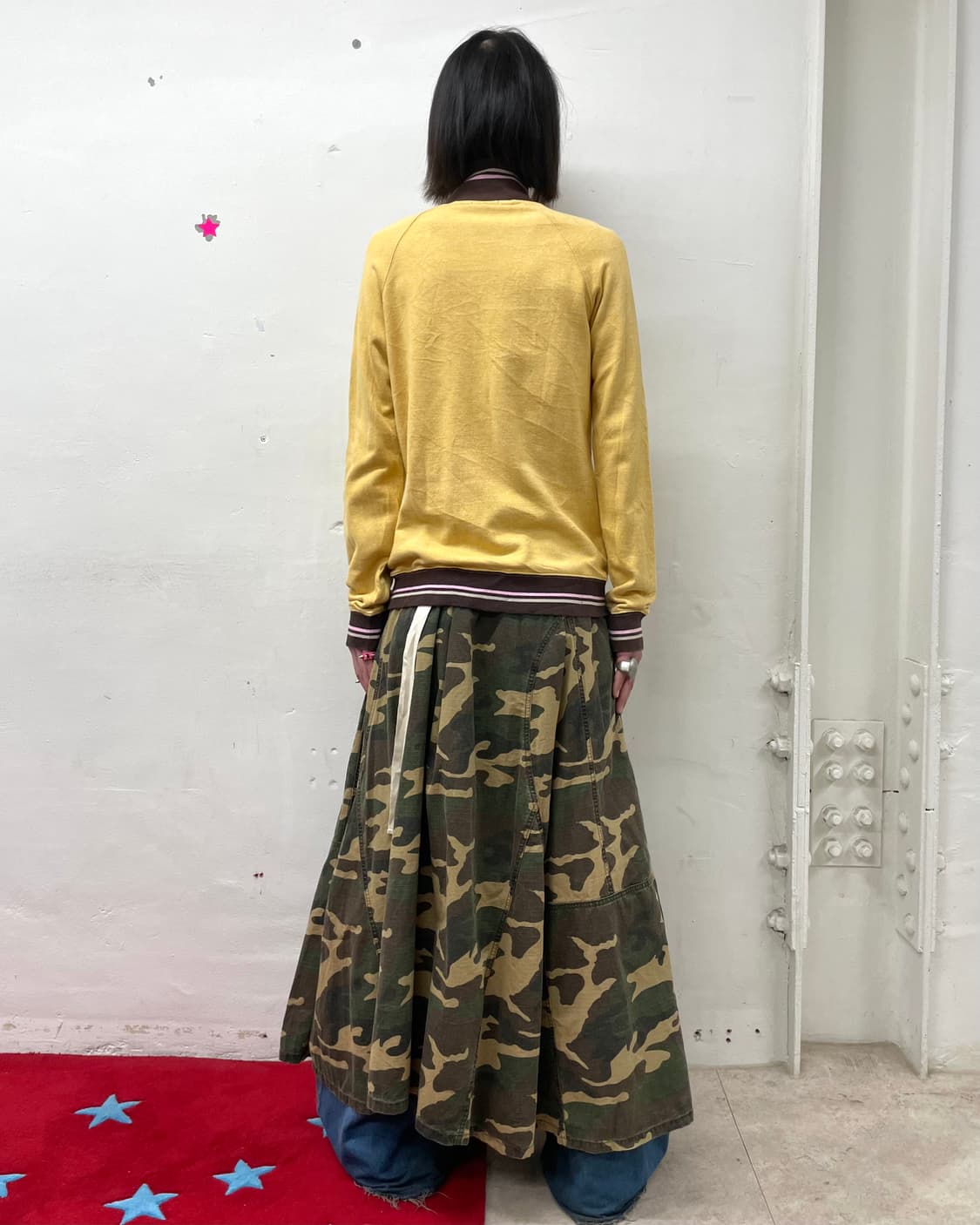 Retro Mustard TINGLE Coloring Zip-Up 상품이미지4