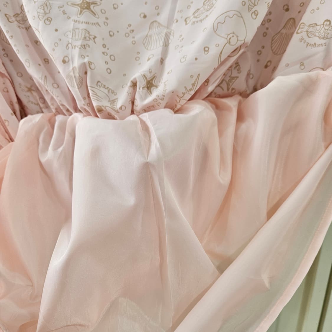 펜더리(Penderie) 머메이드 프린트 퍼프 원피스 상품이미지7