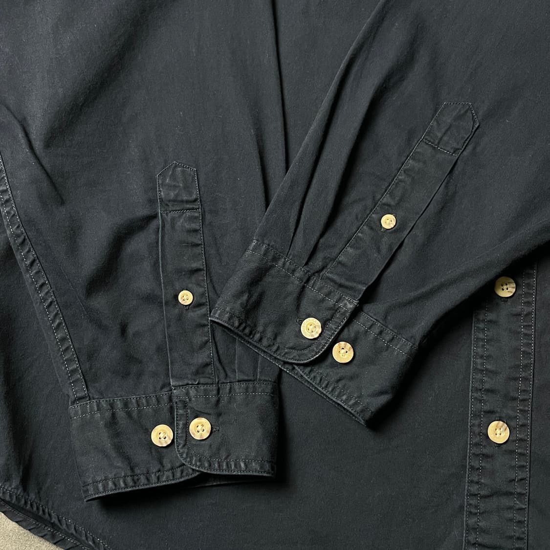 CARHARTT 00s 칼하트 네이비 코튼 워크 셔츠 A00920 상품이미지5