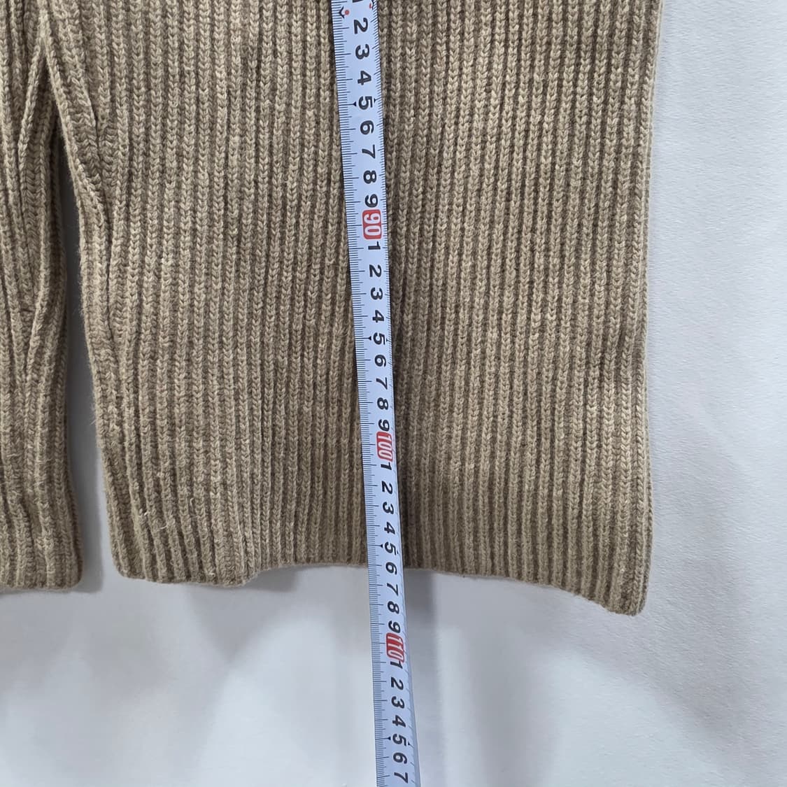 1156 ORR 오르 울 니트 팬츠 베이지 밴딩 팬츠 / 여성 상품이미지7