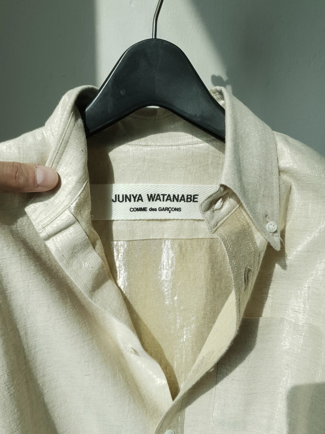 AD2002 Junya Watanabe CDG Metallic shirt 상품이미지4