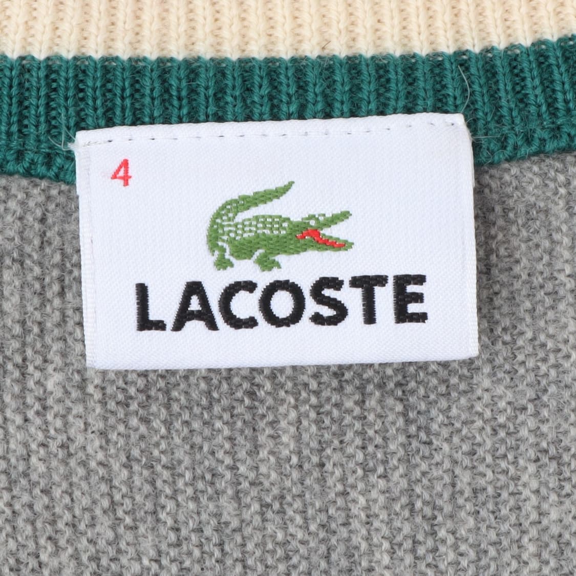 라코스테 그레이 울 니트 가디건 상품이미지8
