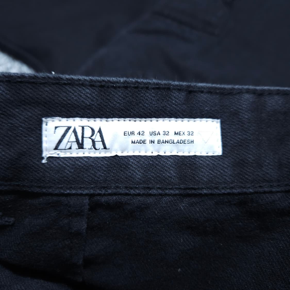 자라) 32 남자 카고팬츠 블랙진 / 왕눈이샵 상품이미지7