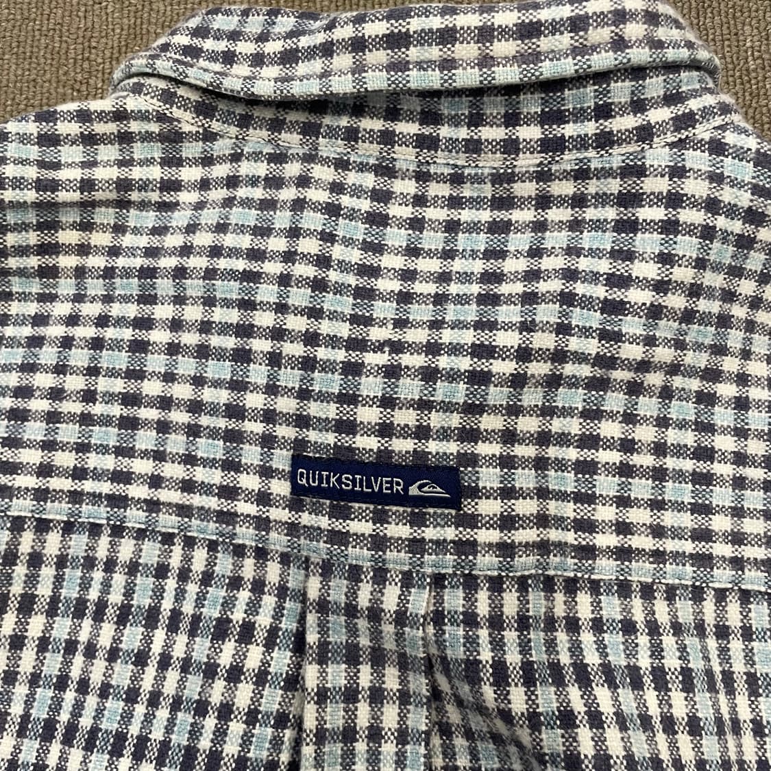 90s QUIKSILVER 퀵실버 헤비플란넬 체크 워크 셔츠  상품이미지6