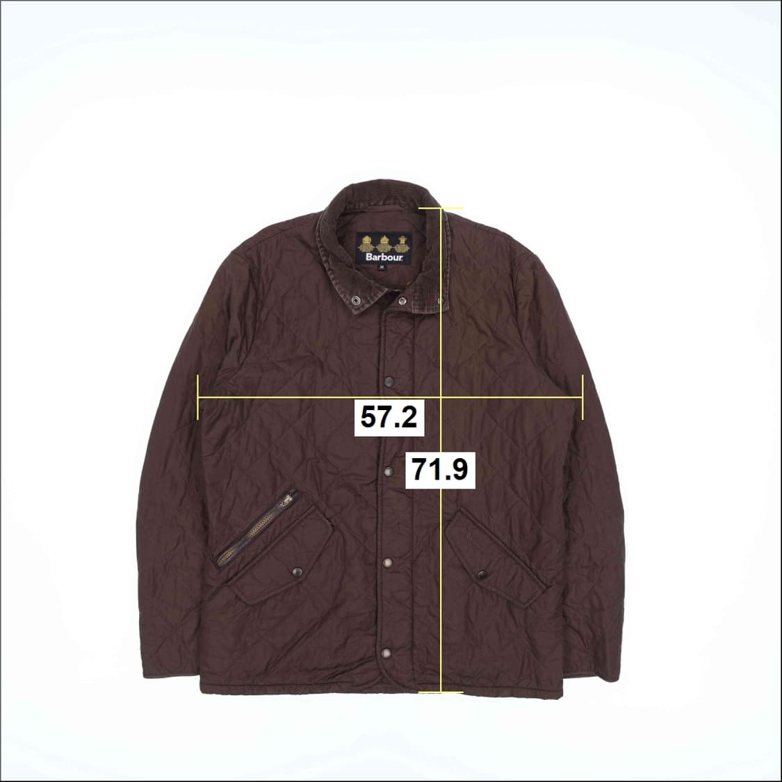 M 바버 코듀로이 퀄팅 패딩 N7295 상품이미지9