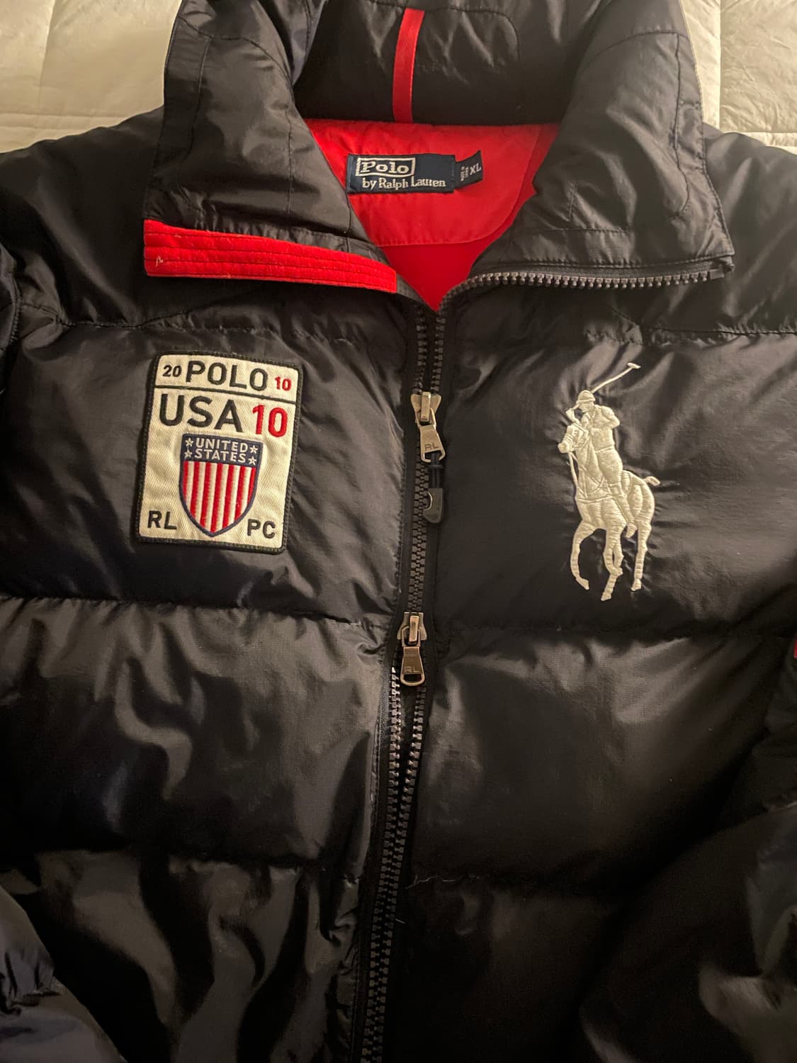 폴로 랄프로렌 USA 빅포니 투웨이 패딩 상품이미지3