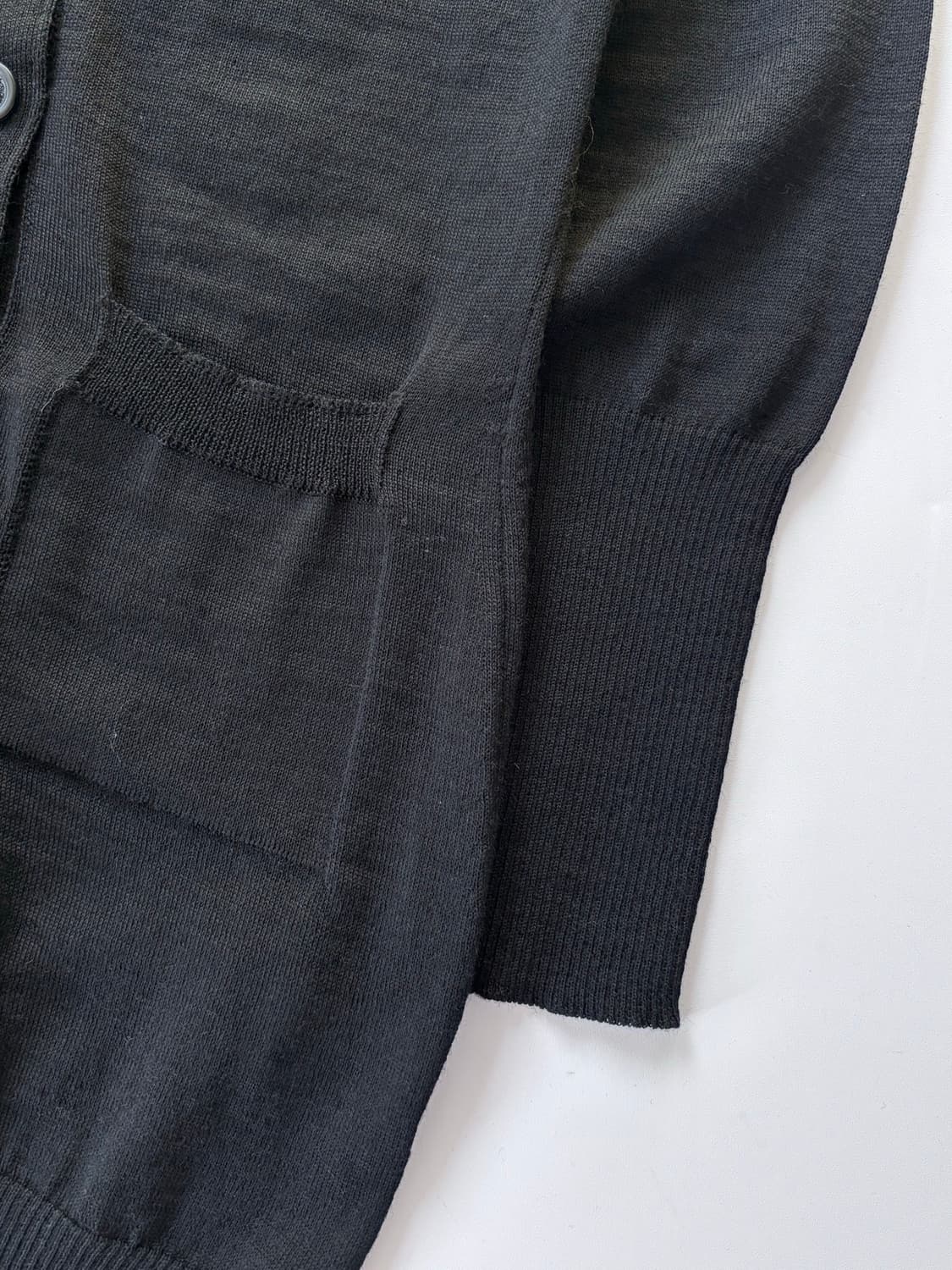 Vivienne Westwood 비비안웨스트우드 블랙 로고 롱 가디건  상품이미지6