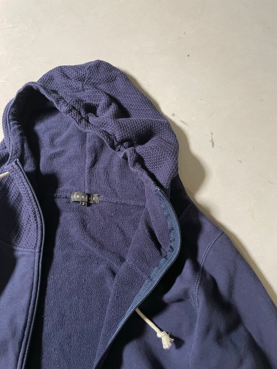bexist Cotton Zip Hoodie 상품이미지3