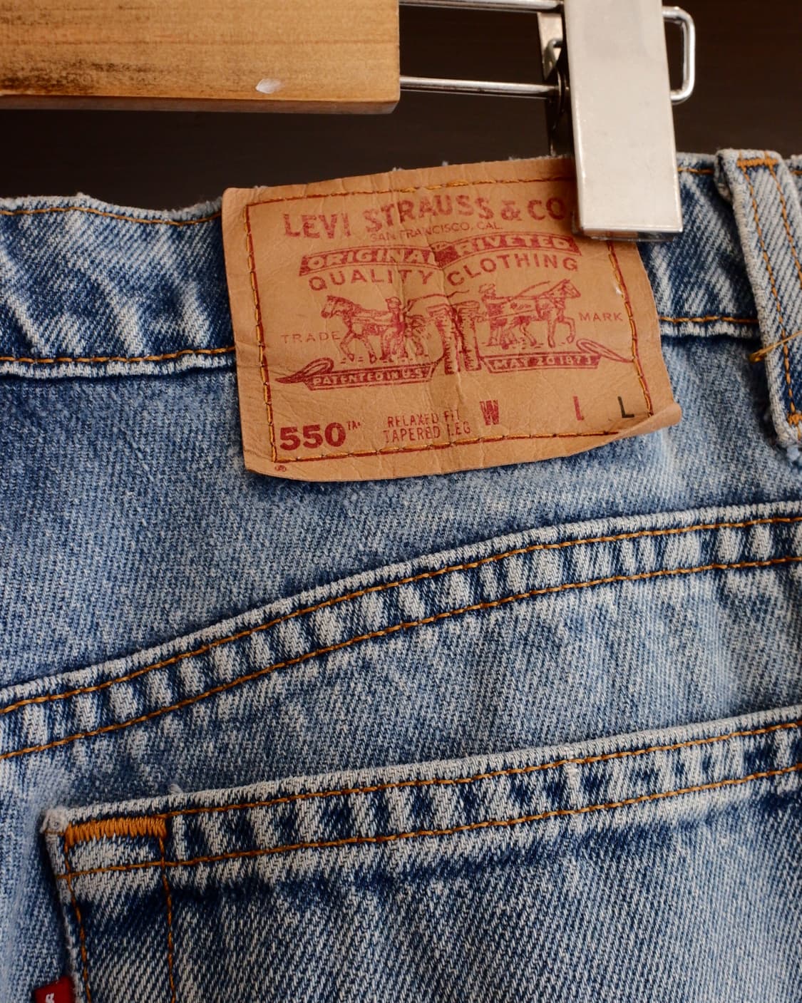 90s Levis 550 made in u.s.a 상품이미지7