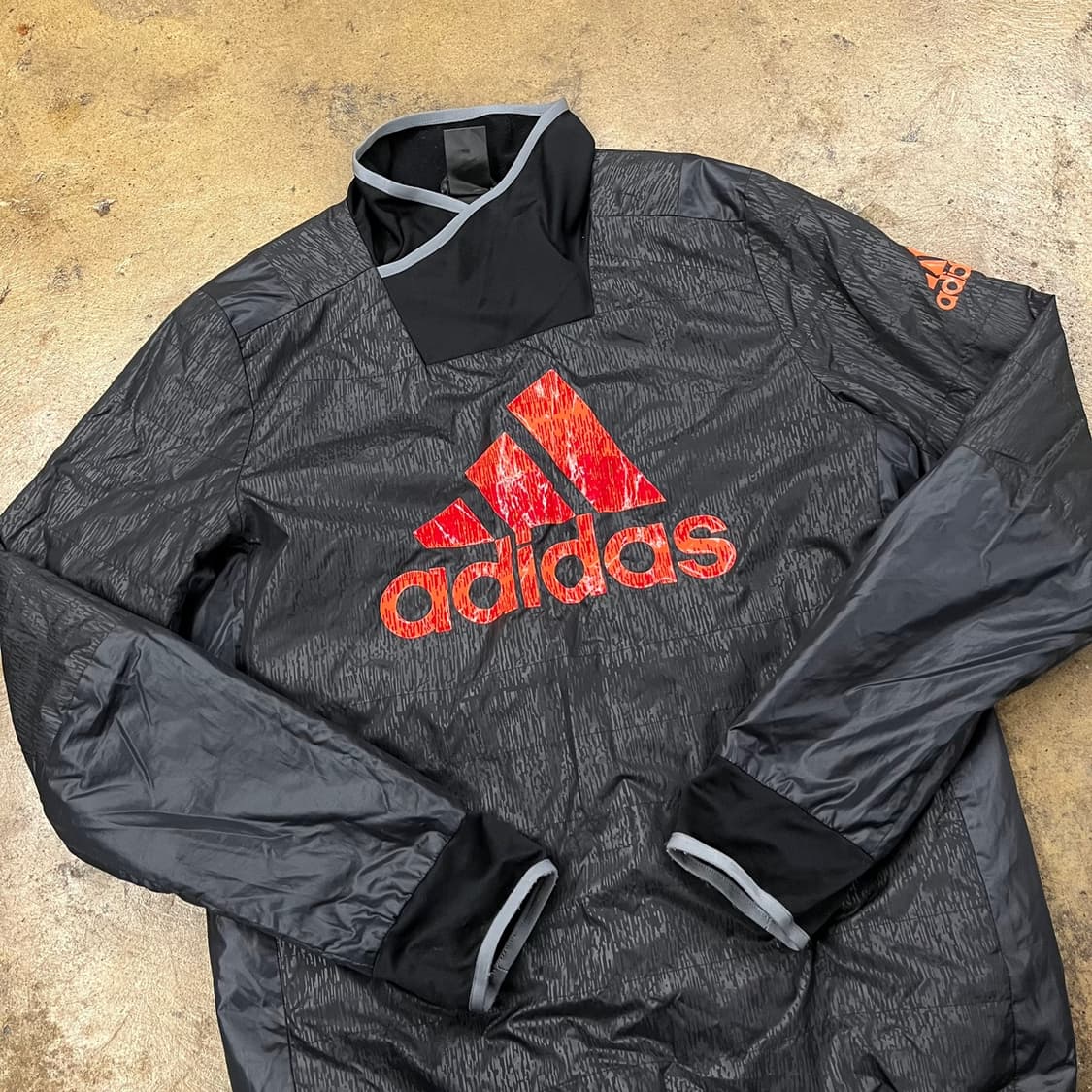 [정품/95] 아디다스 블랙 바람막이 윈드브레이커 b19 상품이미지1