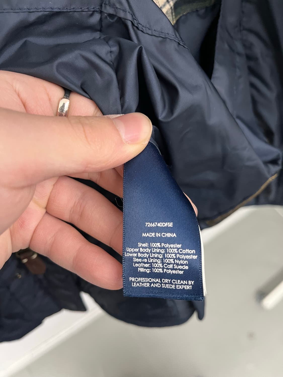 폴로 랄프로렌 퀼팅 자켓 네이비 남m 상품이미지9