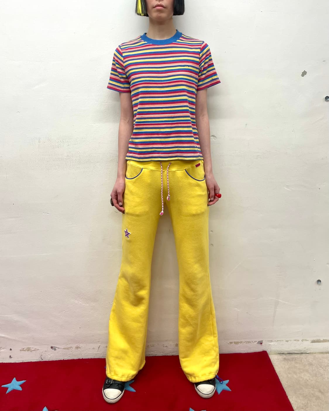 X Girl Rainbow Multi-T  상품이미지3