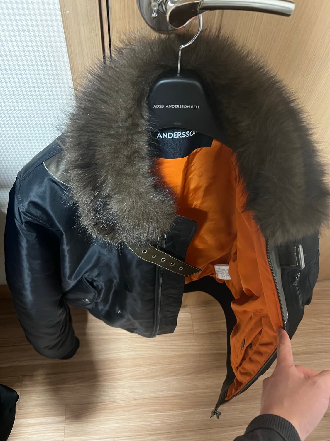 앤더슨벨 퍼 ma-1 봄버 자켓 상품이미지3