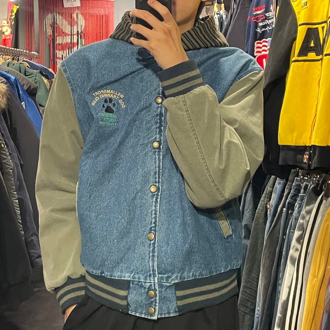 [IM] VTG 빈티지 데님 바시티 자켓 상품이미지4