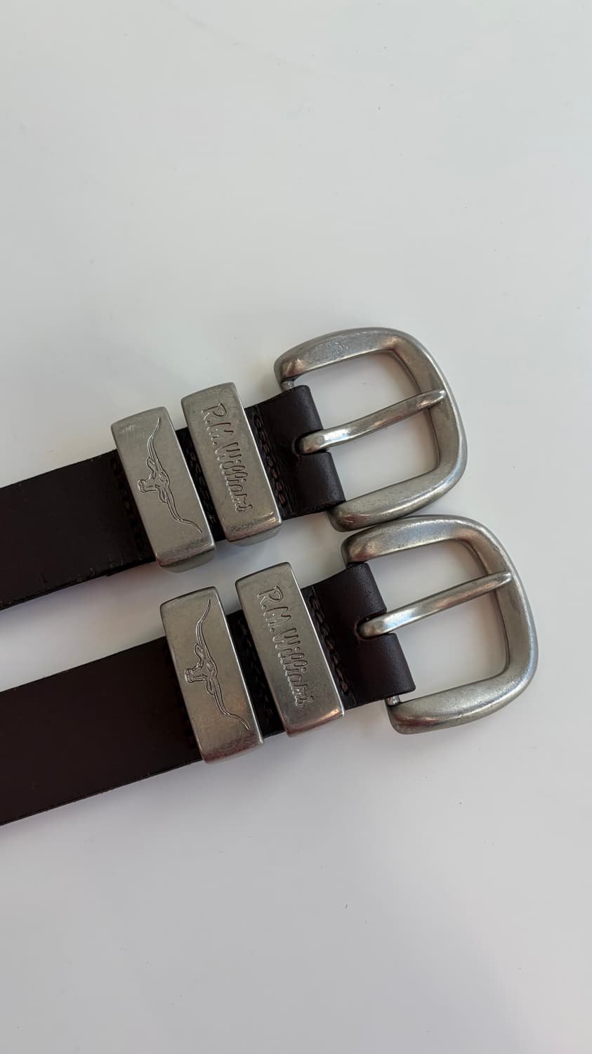 알엠윌리엄스 솔리드 레더 벨트 상품이미지1