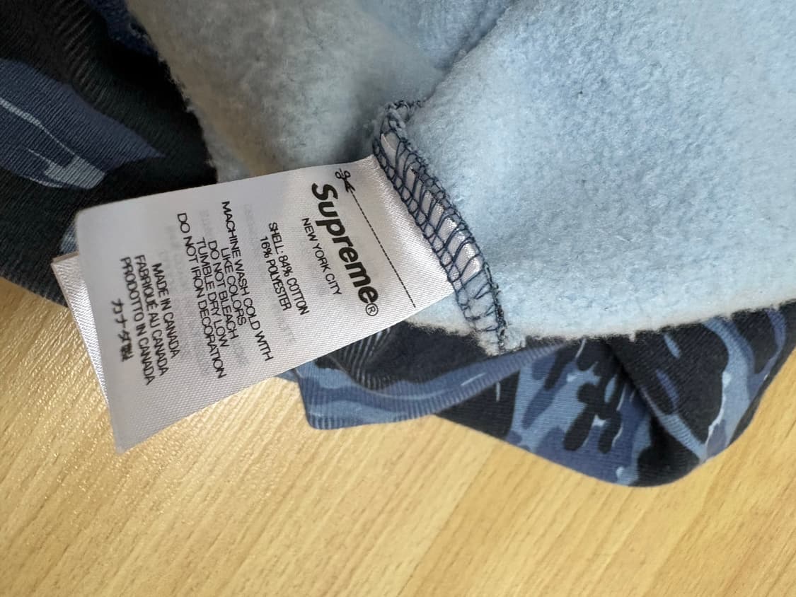 24FW 슈프림 카모 후드 M사이즈 상품이미지5