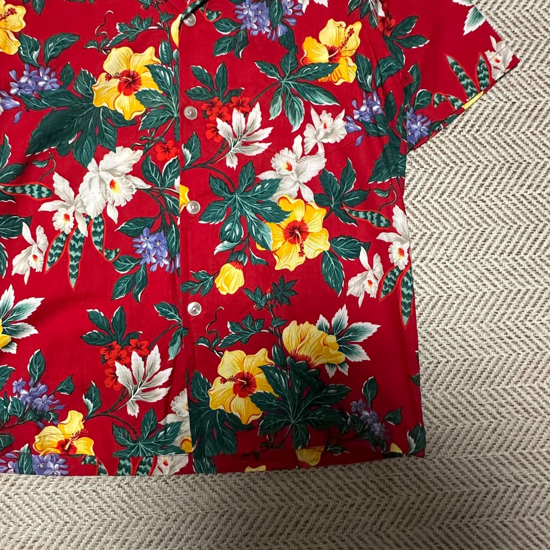 VINTAGE usa made hawaiian shirt 상품이미지4