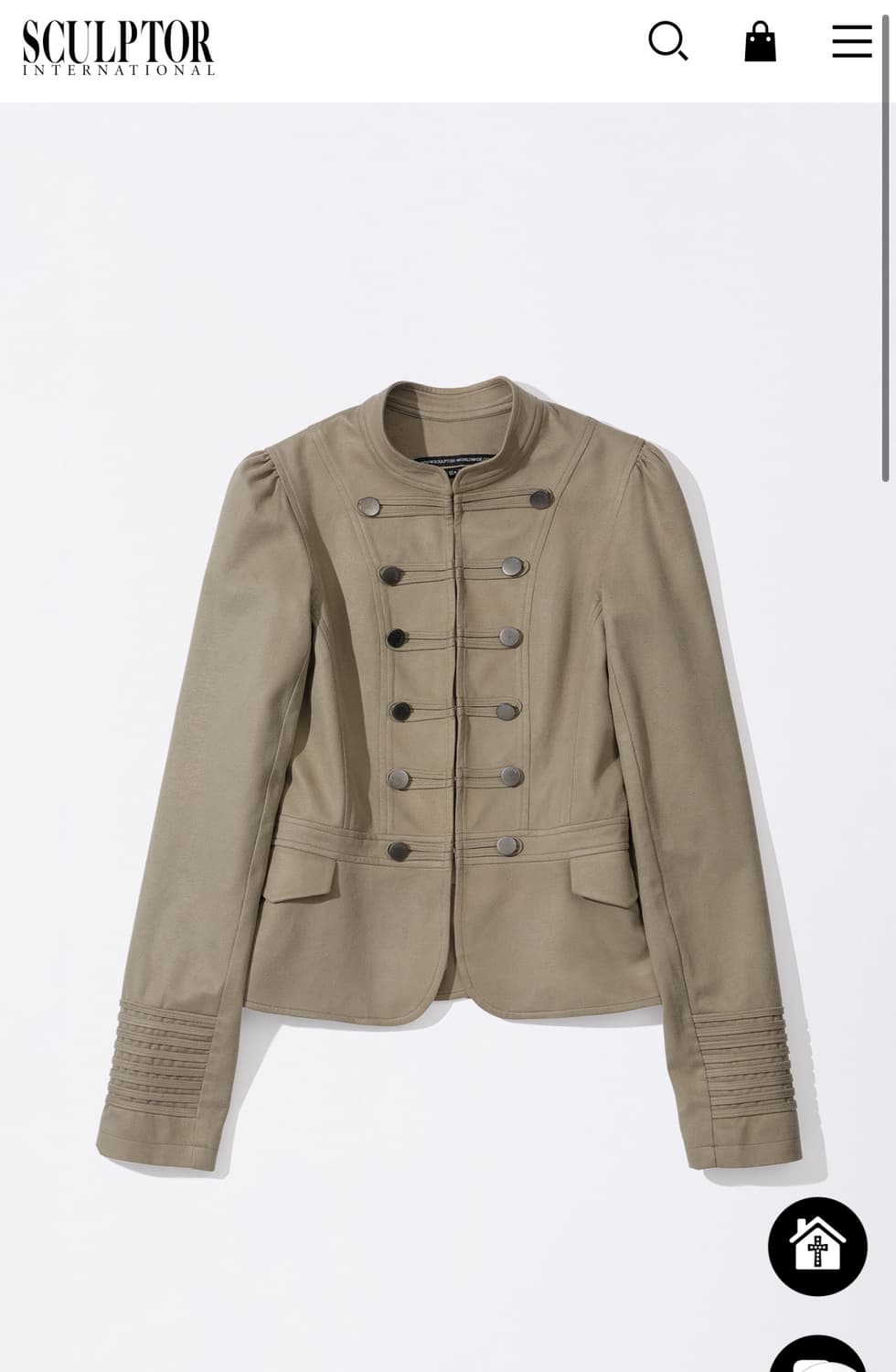 스컬프터 나폴레옹 베이지 자켓 m 상품이미지3