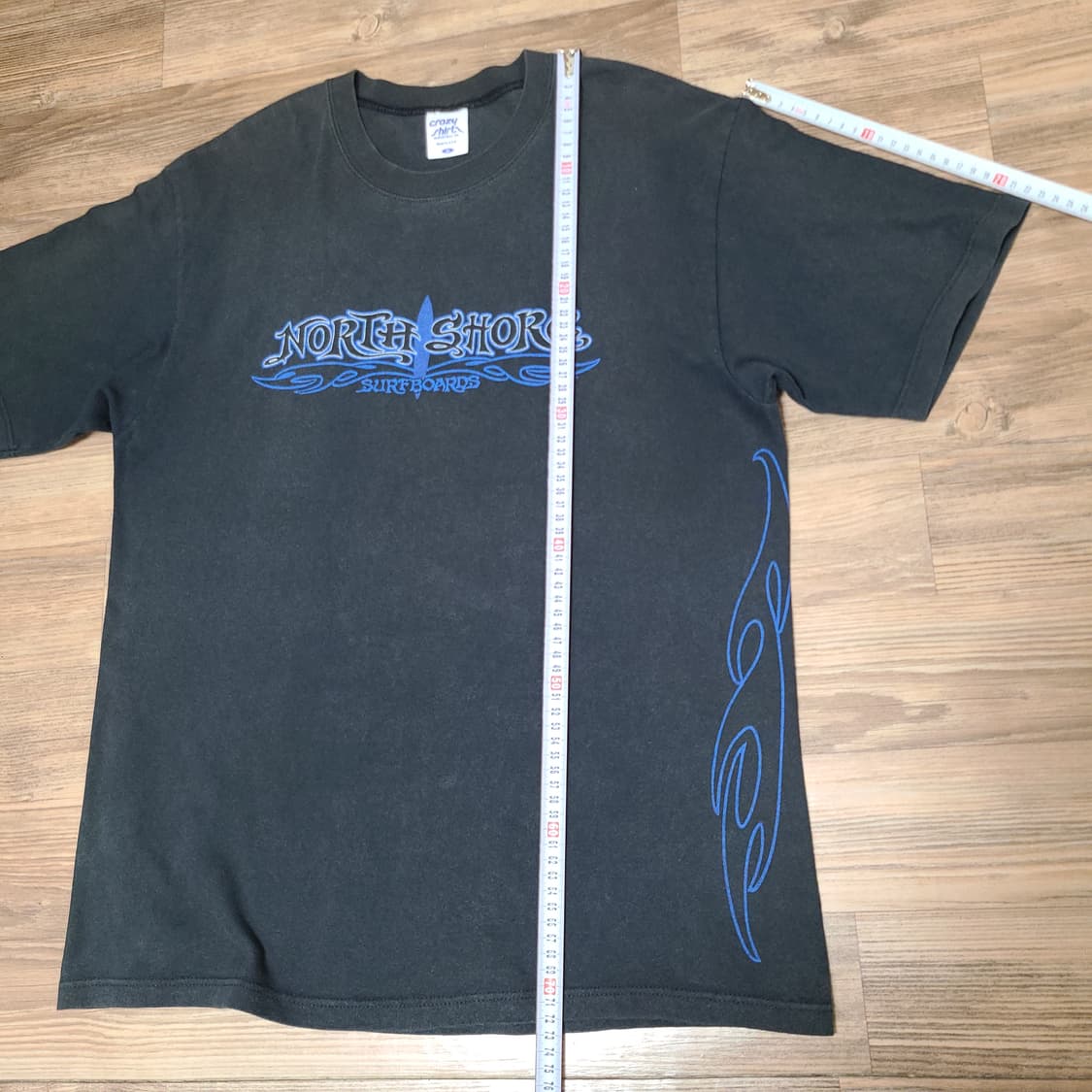 (M 100) USA 90s 올드 빈티지 크레이지 셔츠 반팔 티 티셔츠 상품이미지9