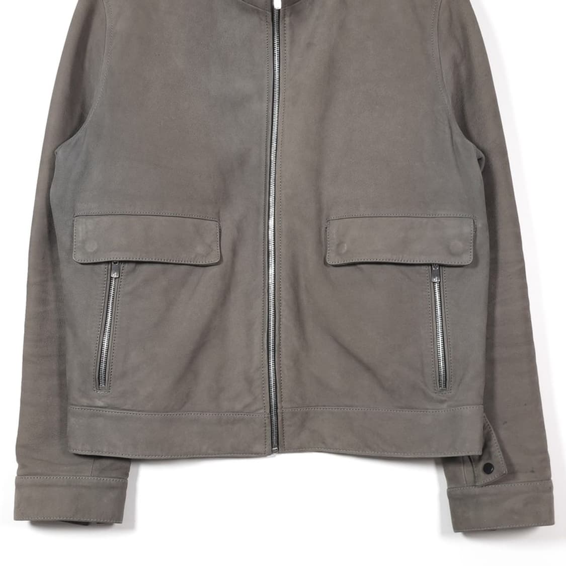 질스튜어트 뉴욕 리얼 램스킨 투포켓 블루종 자켓 M 상품이미지4