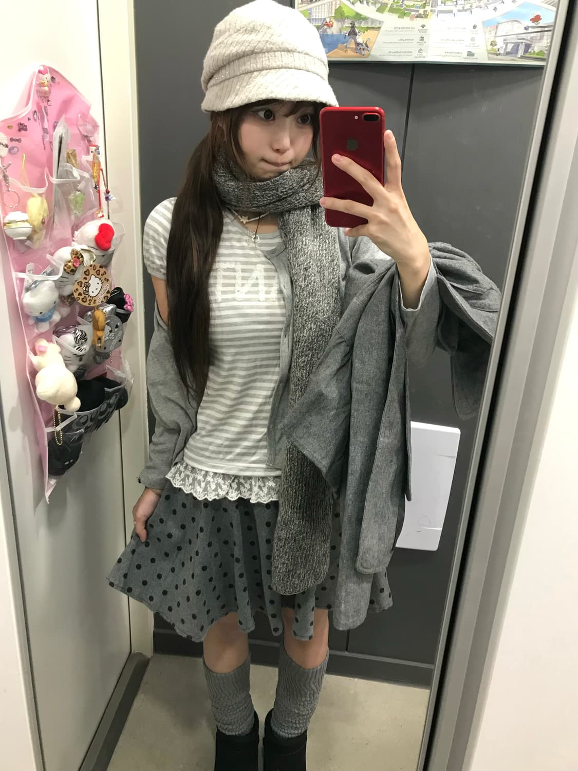 데일리 그레이 니혼진 프레피 도트 코디세트 상품이미지4