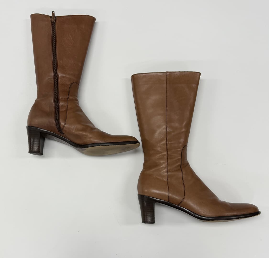 Margaret Howell leather boots in conac 상품이미지3