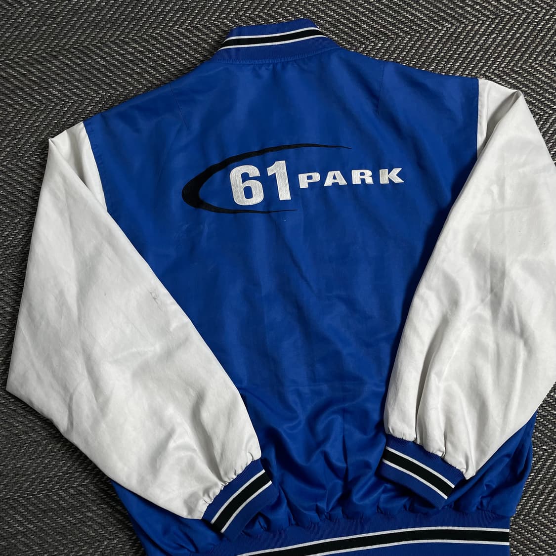 90s 나이키 올드스쿨 빅로고 베이스볼 바시티 자켓y 2957 상품이미지1