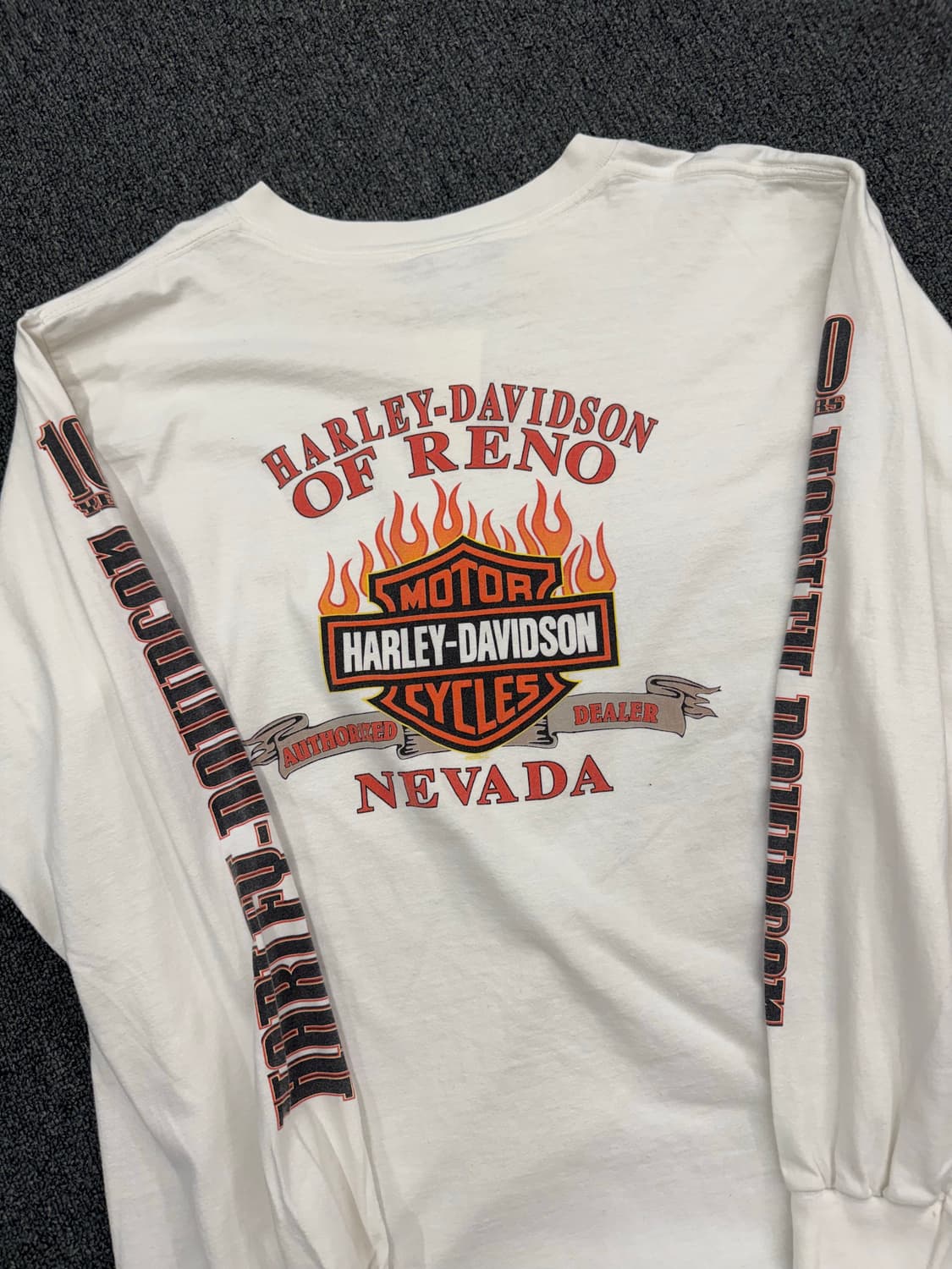 할리데이비슨 빈티지 100주년 프린팅 롱슬리브 상품이미지6