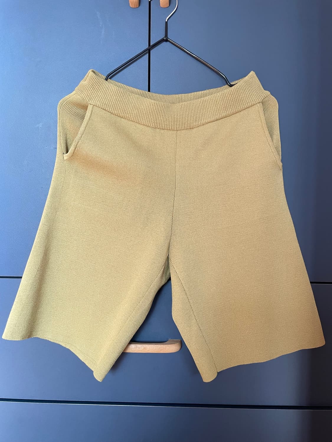 Freak's Store 올리브 그린 니트 반바지 상품이미지1