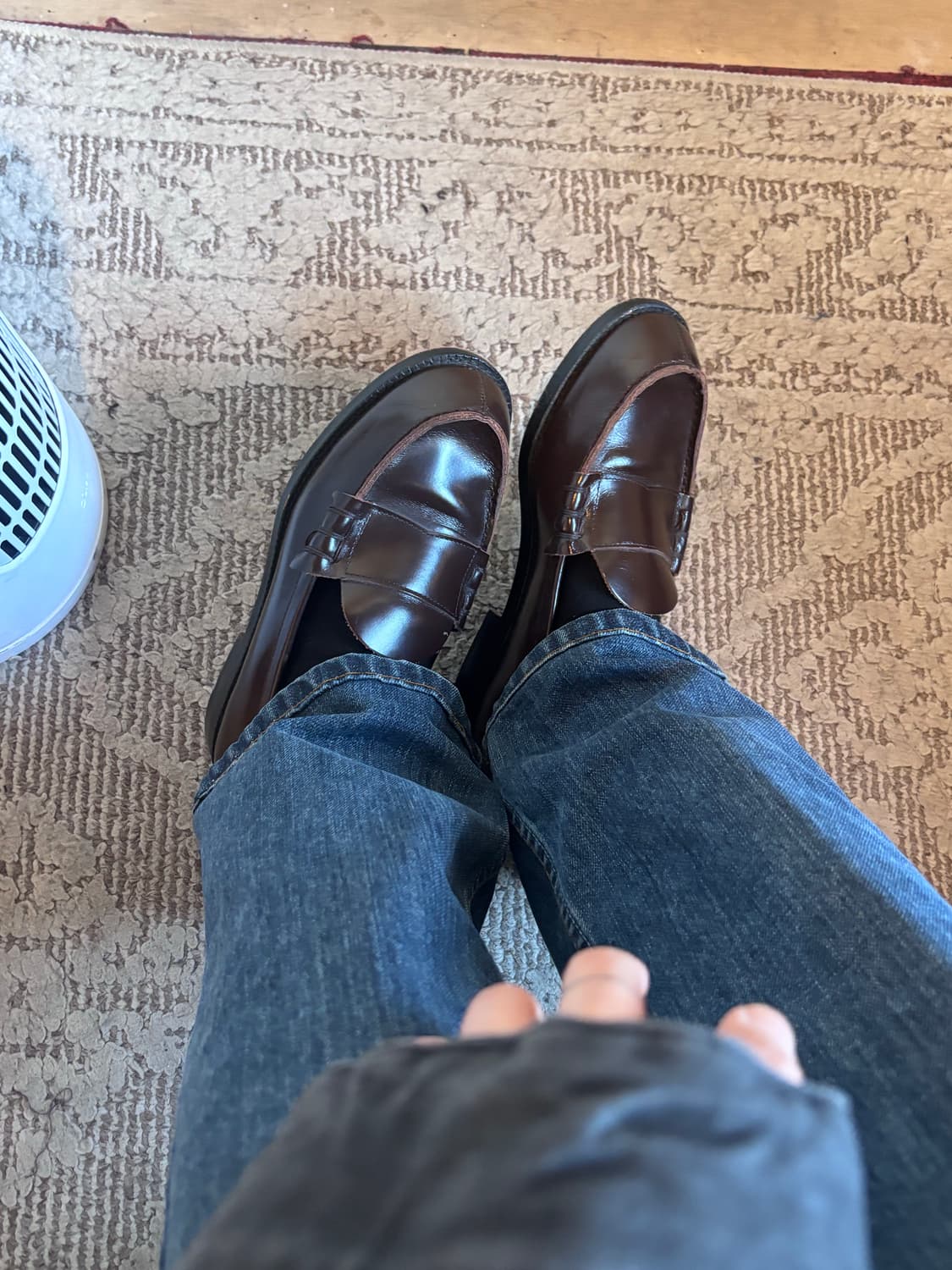 꼼데가르송 브라운 로퍼 상품이미지2