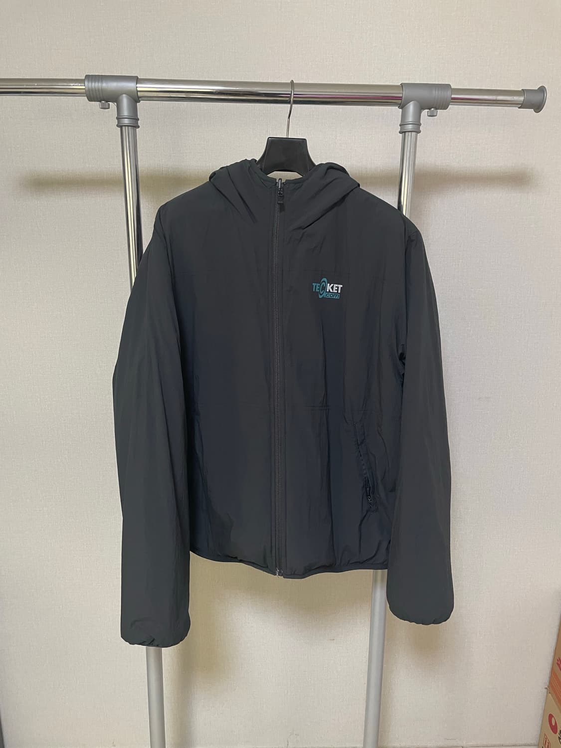 새제품.공용L) 테켓 위켄드 리버시블 플리스 자켓 틸블루 후리스 신칠라 상품이미지8