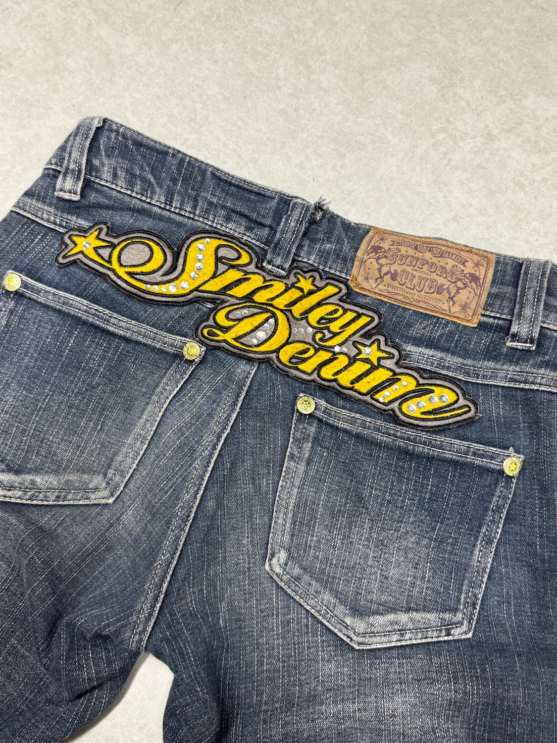 Y2k 세미부츠컷 데님팬츠 상품이미지3