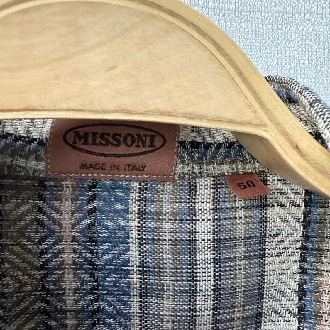 MISSONI 미쏘니 에스닉 스트라이프 자카드 린넨 셔츠 내추럴 50 상품이미지9