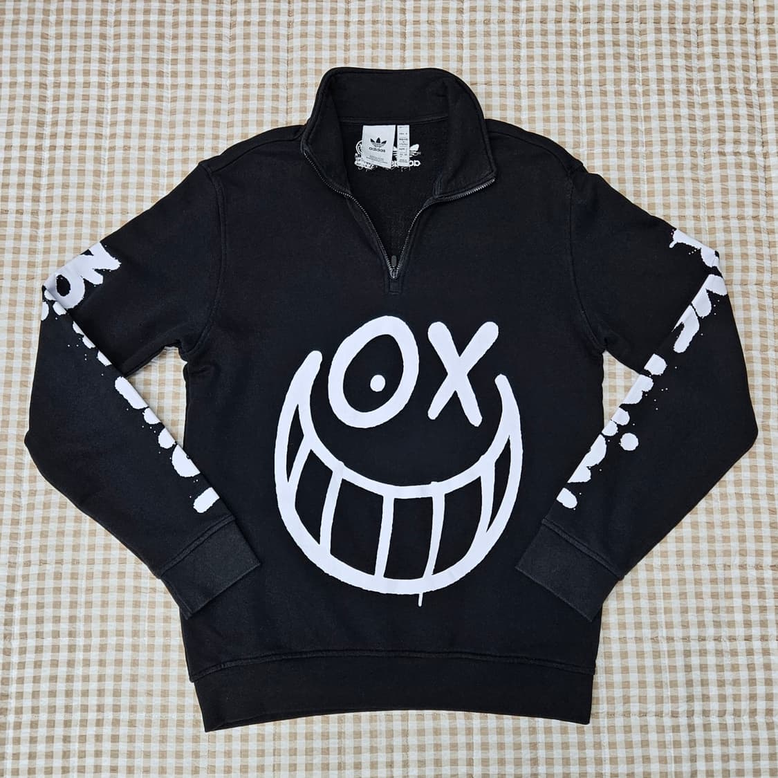 아디다스X앙드레사라이바 반지업 맨투맨 남자100 상품이미지2