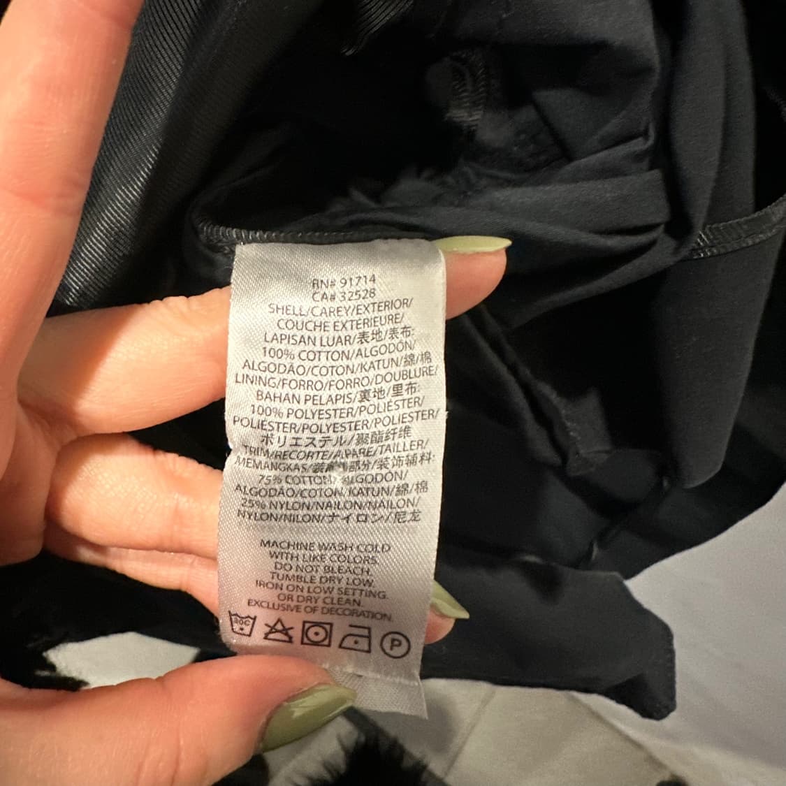 아르마니 익스체인지 코튼 테크 트렌치 코트 더블버튼 벨트 디테일 블랙 상품이미지7