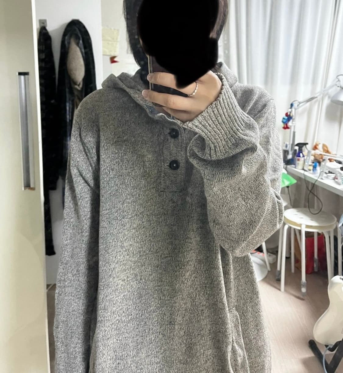 H&M 니트 후디 상품이미지1