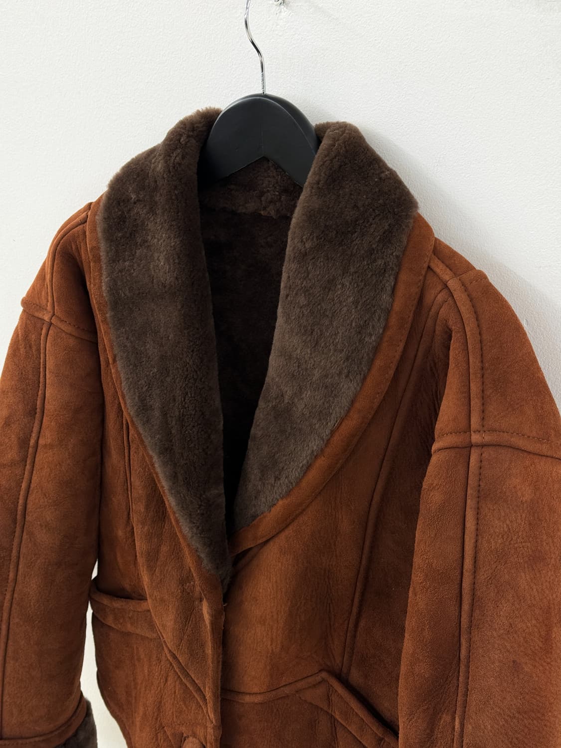 Vintage suede mouton jacket 상품이미지5