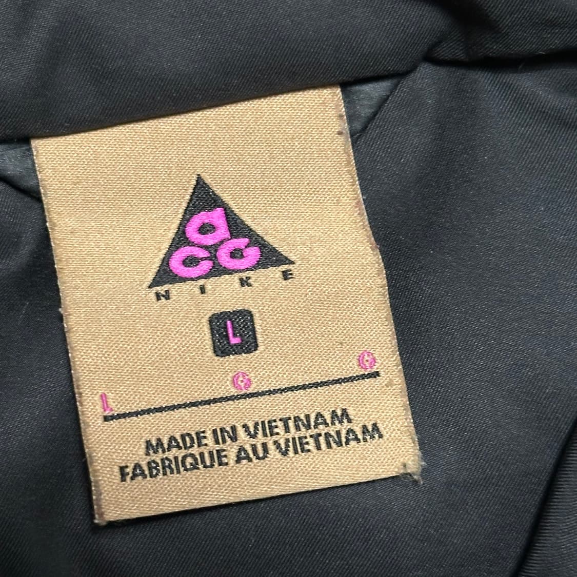 L 나이키 ACG 프리마로프트 블랙 후드 자켓 상품이미지4