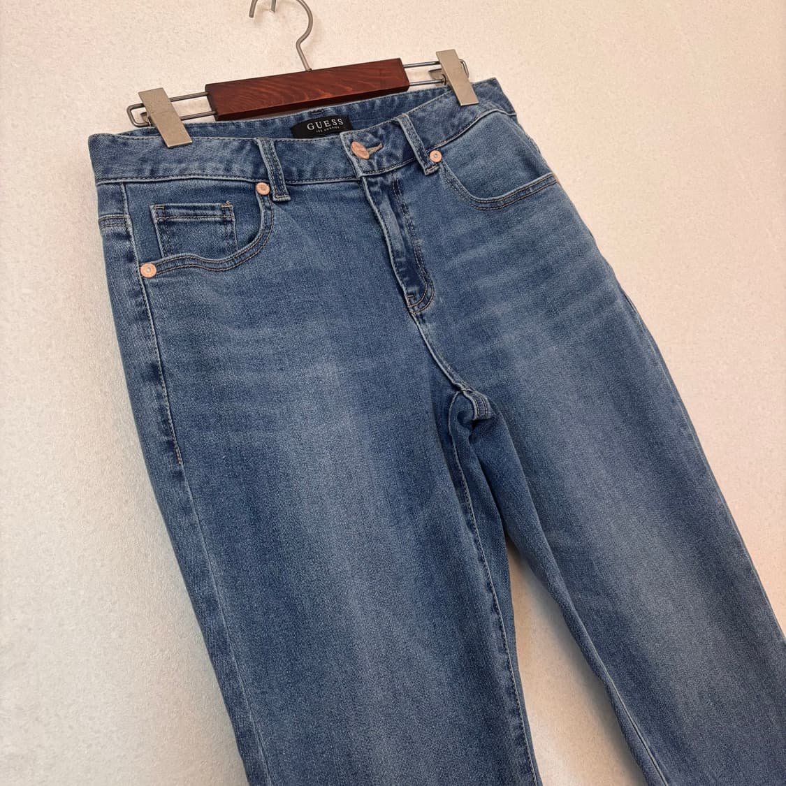 게스 데님 청바지 29 스판 슬림 테이퍼드 편안한 실루엣 상품이미지9