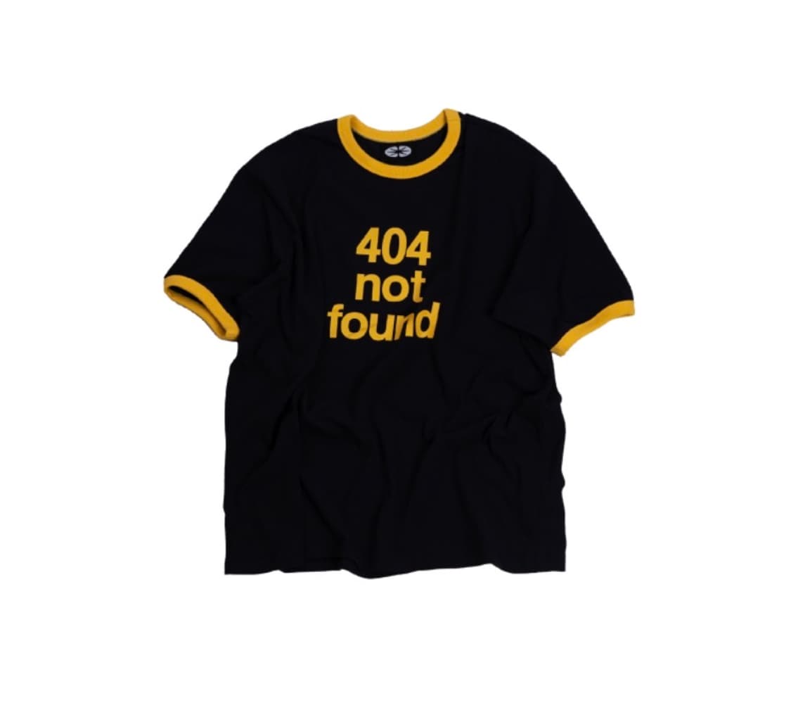 ERTR 404 Not Found Ringer T-Shirt 상품이미지1