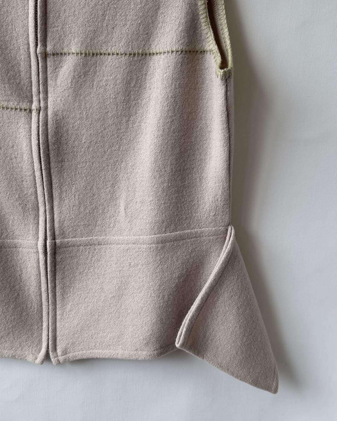 [KEIKO KISHI] wool unbalance sleeveless 상품이미지4