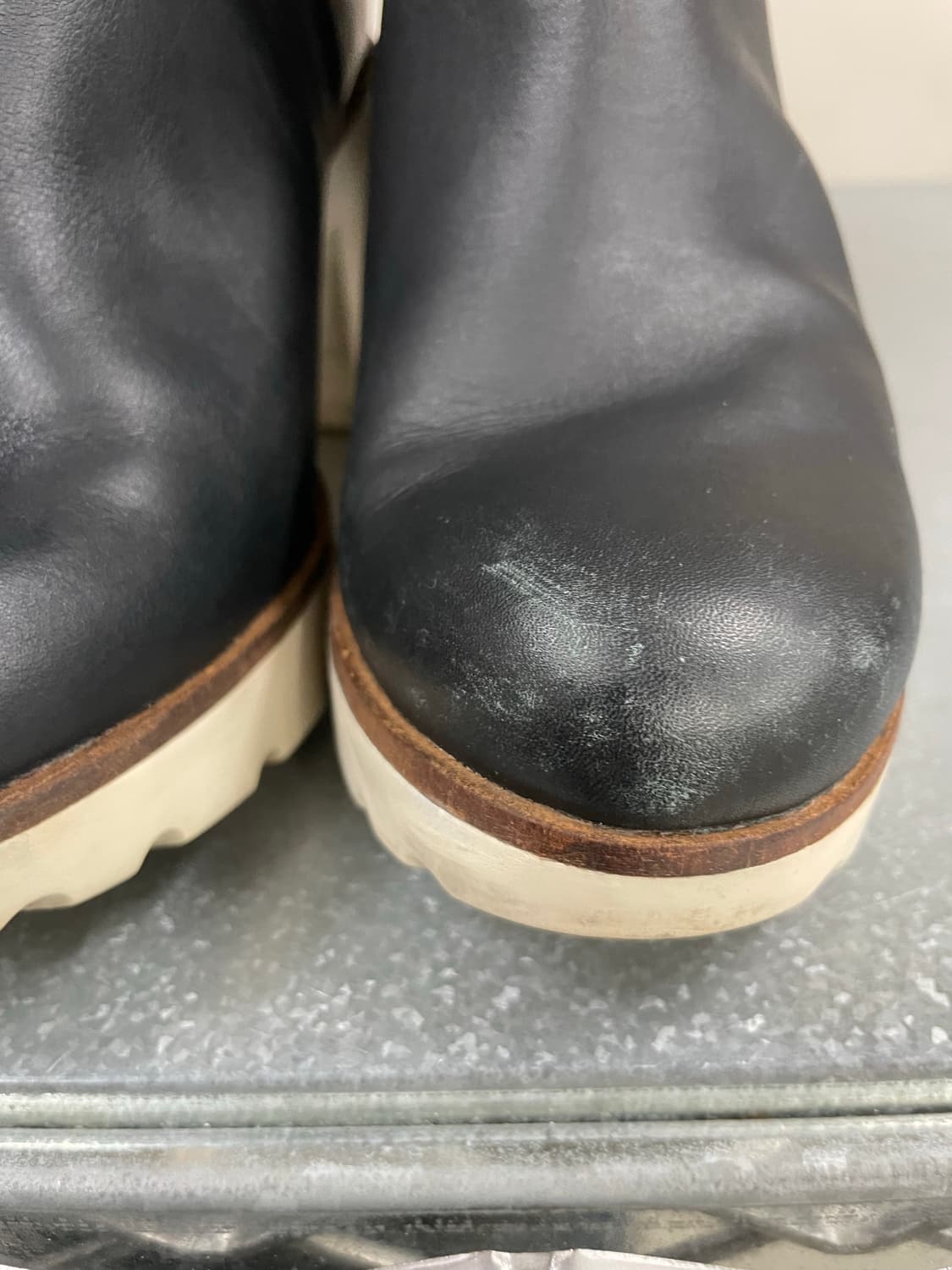 캠퍼 블랙 레더 롱부츠 38 상품이미지6