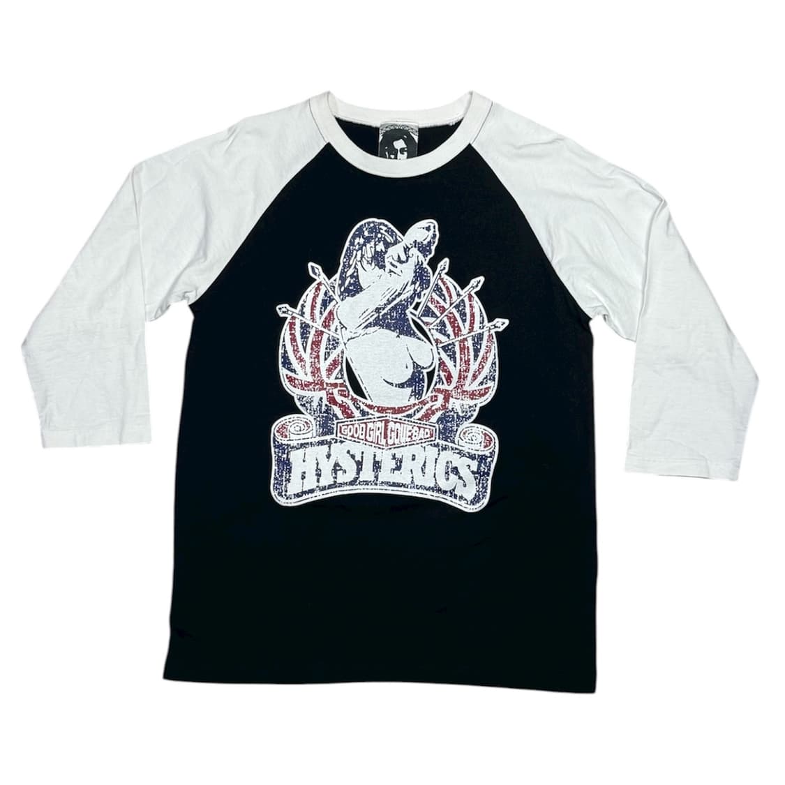 히스테릭 글래머 아카이브 런던 히스걸 라글란 롱슬리브 티셔츠 상품이미지1