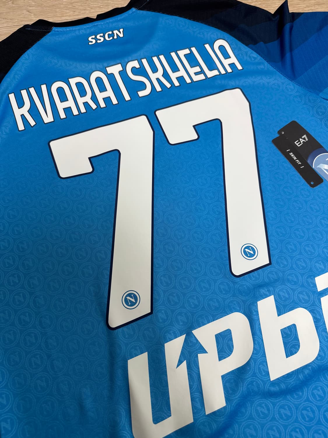 22-23 나폴리 홈 어센틱 정품 흐비차 크바라츠헬리아 유니폼 상품이미지3