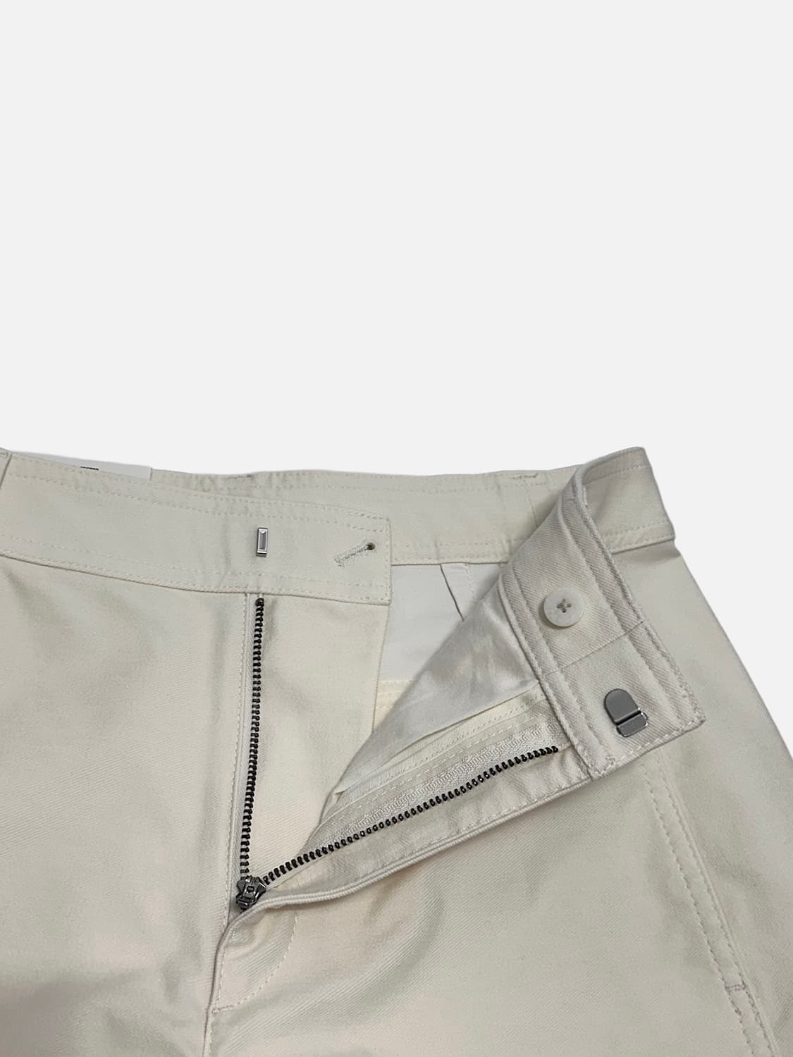 유니클로 저지 배럴 레그팬츠 오프화이트 상품이미지4