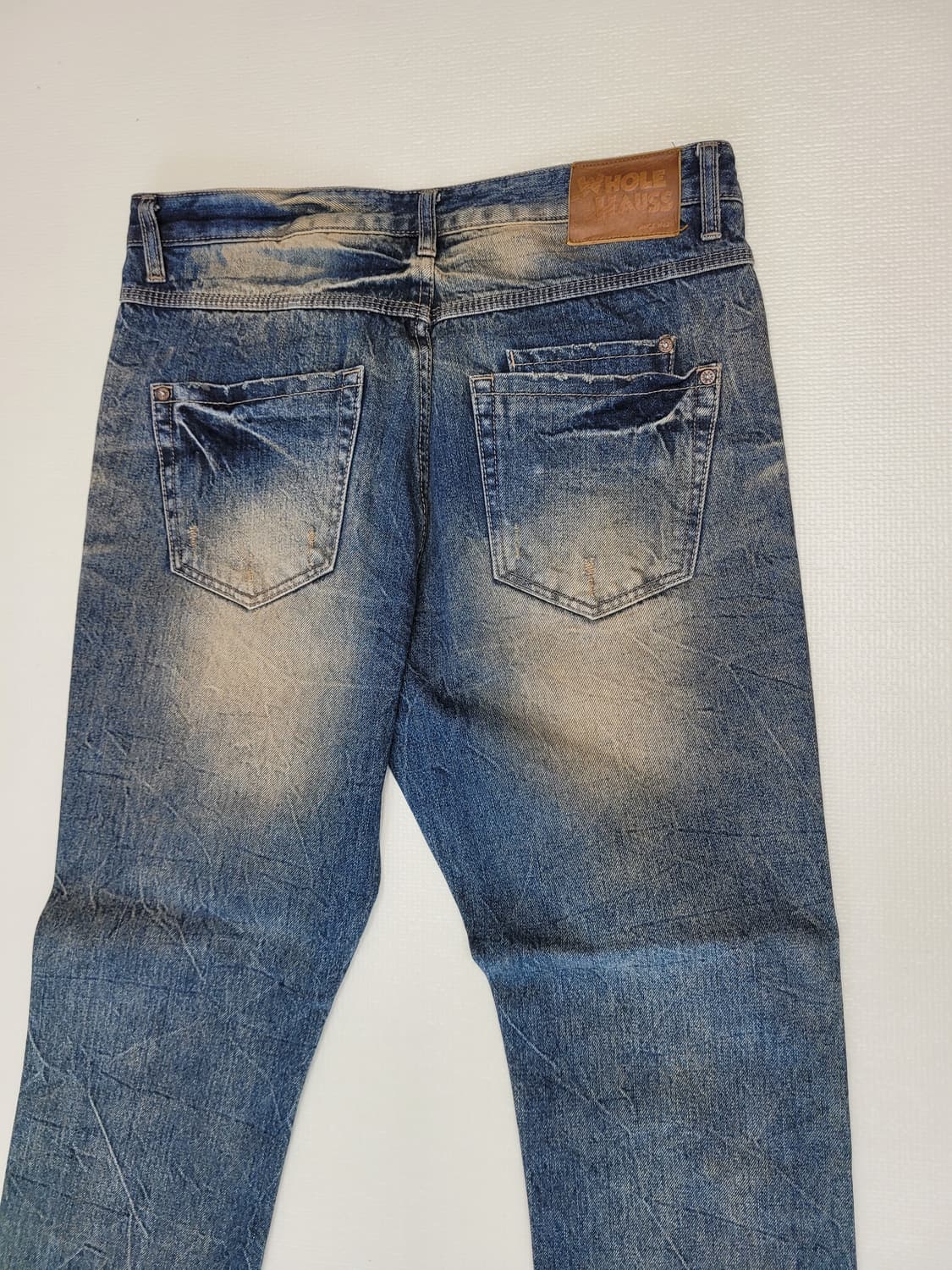 홀하우스 WHOLE HAUSE 남자 빈티지 워싱 청바지 34 스틸블루  상품이미지9